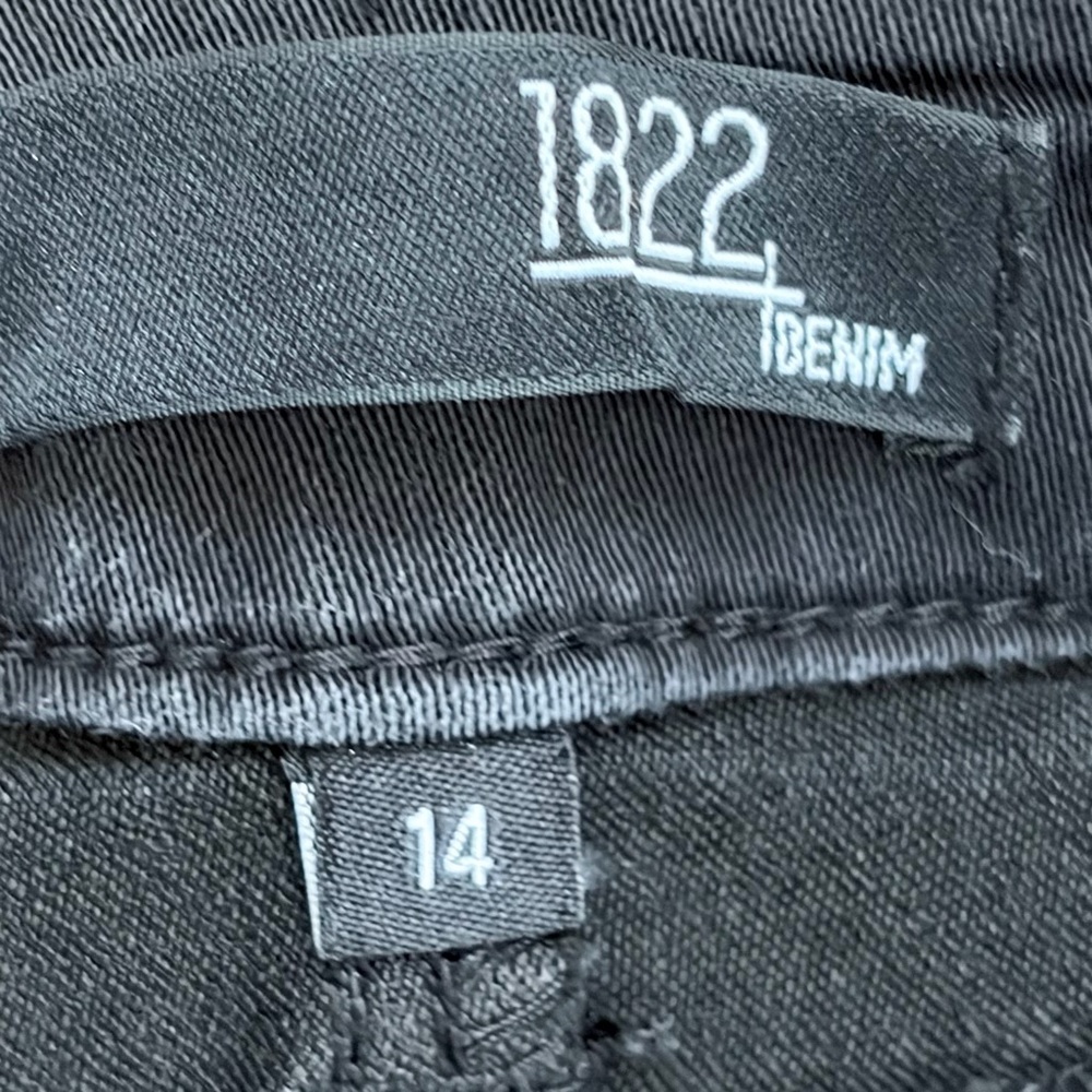 1822 Denim Black Skinny Jeans - Picture 3 of 9